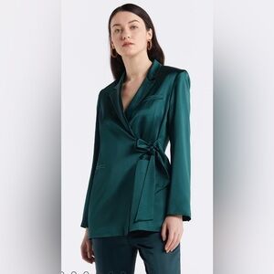 Lattelier Tie-Waist Blazer